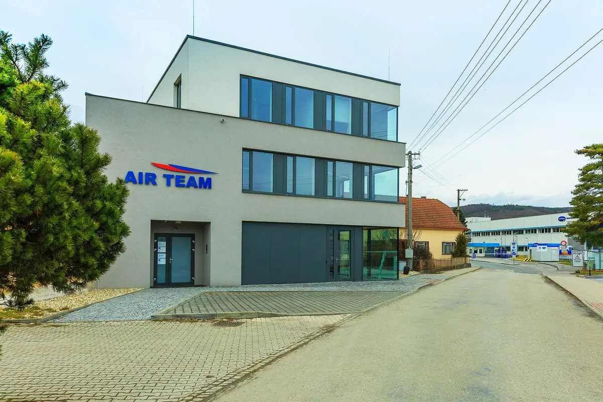 AIR TEAM headquarters building in Veverská Bítýška