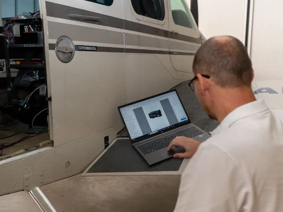 Experimental aircraft prepared for flight test