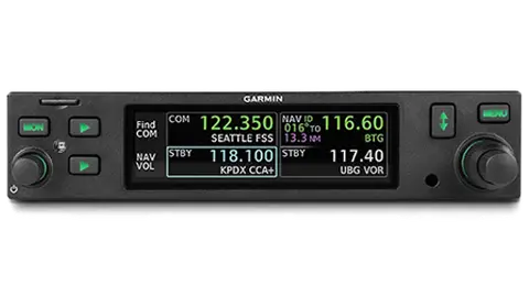 Garmin panel-mount radio