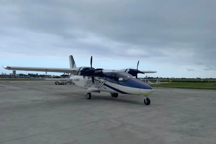 GOSHAWK ISR Mission System on Tecnam P2012 at Taitung Airport