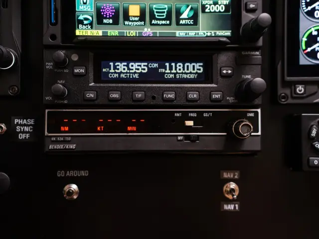 GTN 650Xi and DME in the radio stack