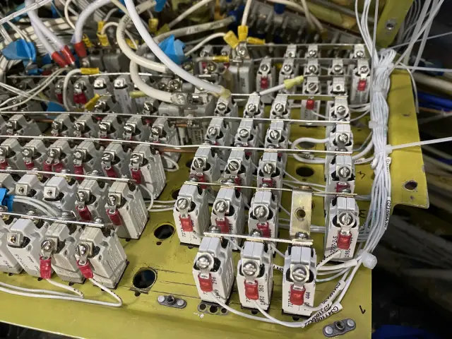 New wiring harness with connectors