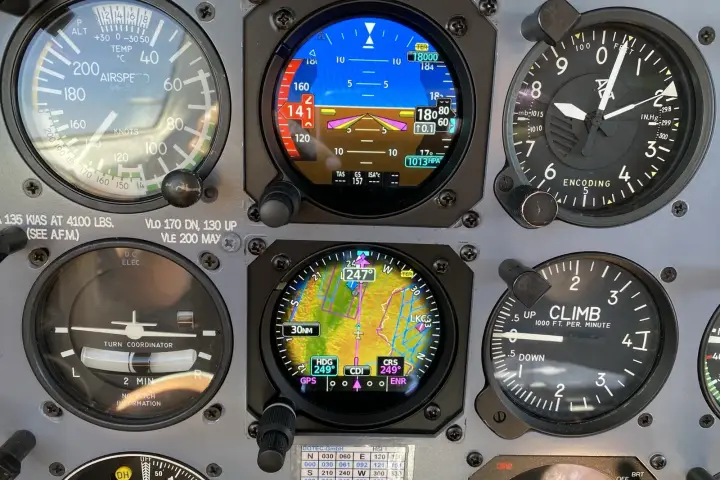 Malibu panel with the new GI 275 instruments