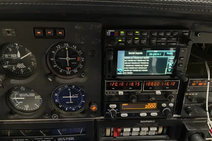 GTN 650Xi installed in the Warrior II panel