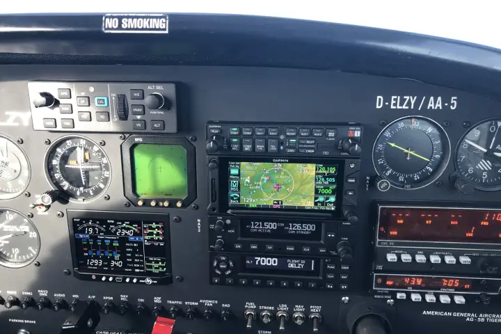 Finished Tiger panel with dual G5 and GTN 650Xi
