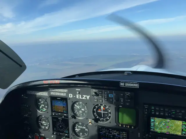 New panel in flight
