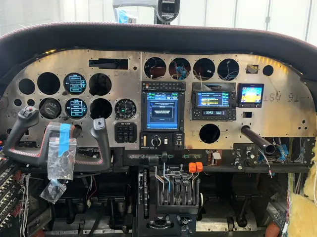 Panel during the installation
